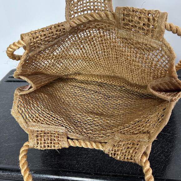 Vintage Bag Bazaar Woven Raffia Shoulder Bag - Picture 6 of 6